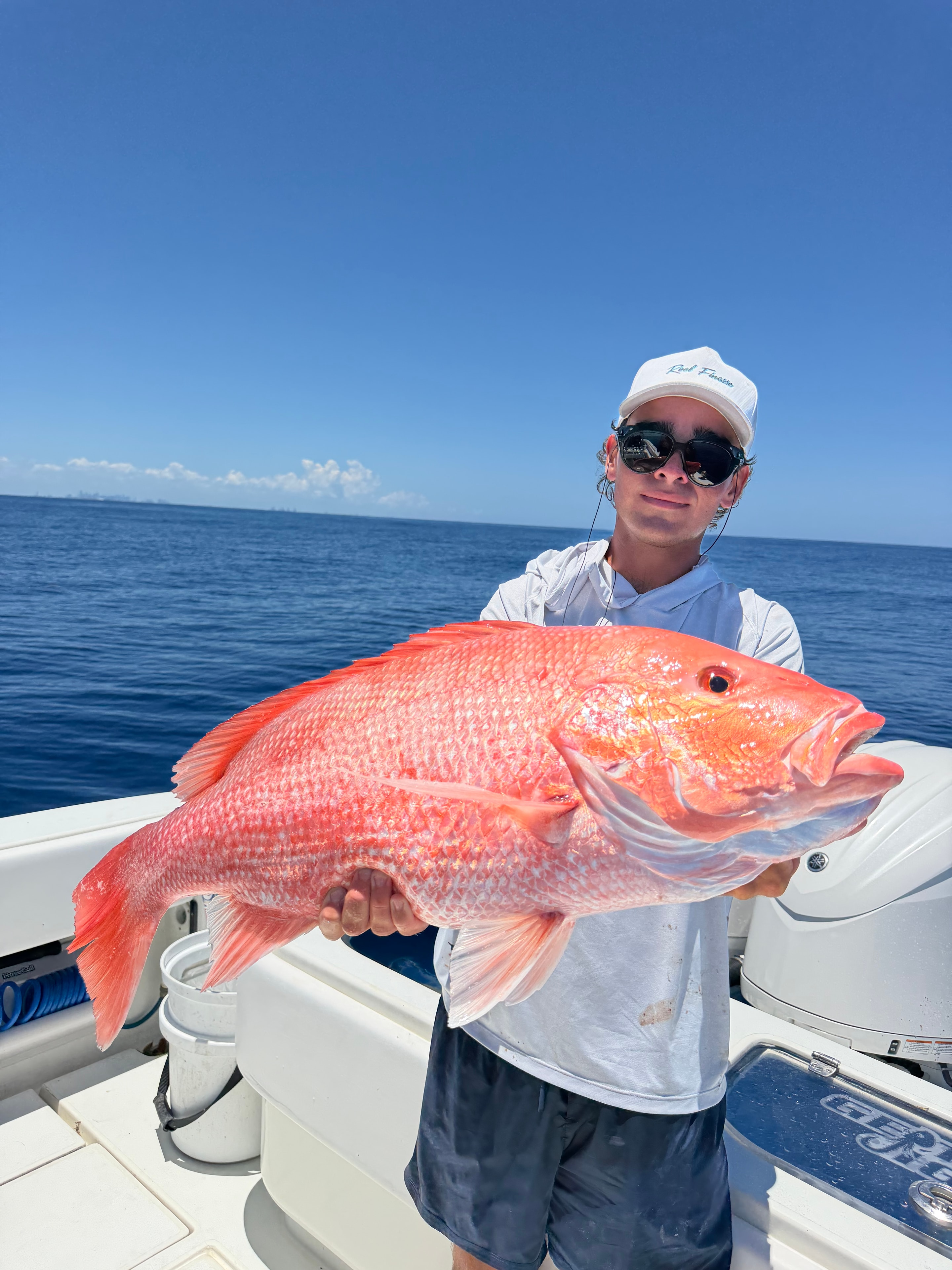 Bottom fishing catch on a Miami offshore charter